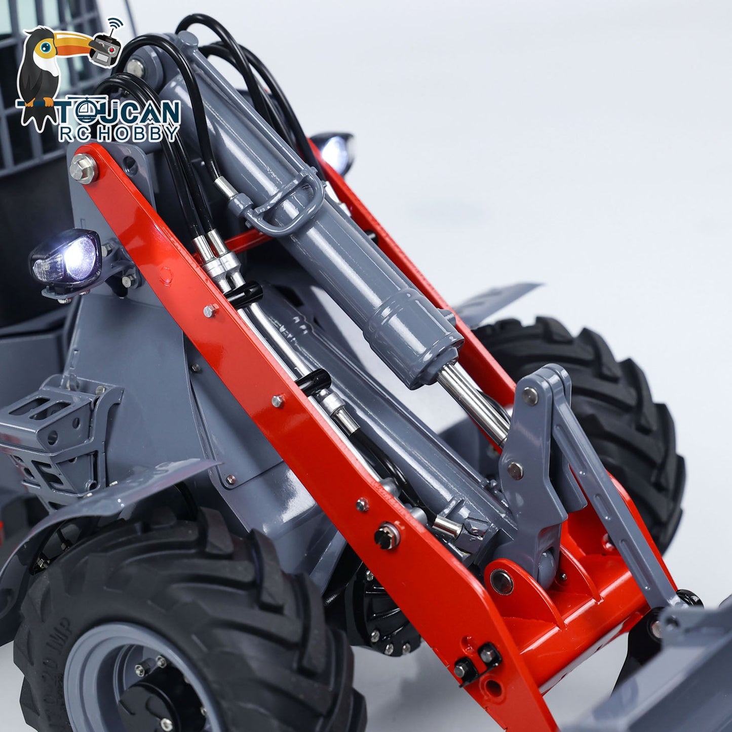 LESU 1/14 AOUE-MCL8 Hydraulic RC Loader Remote Control Construction Vehicles ESC Servo Motor Painted Assembled