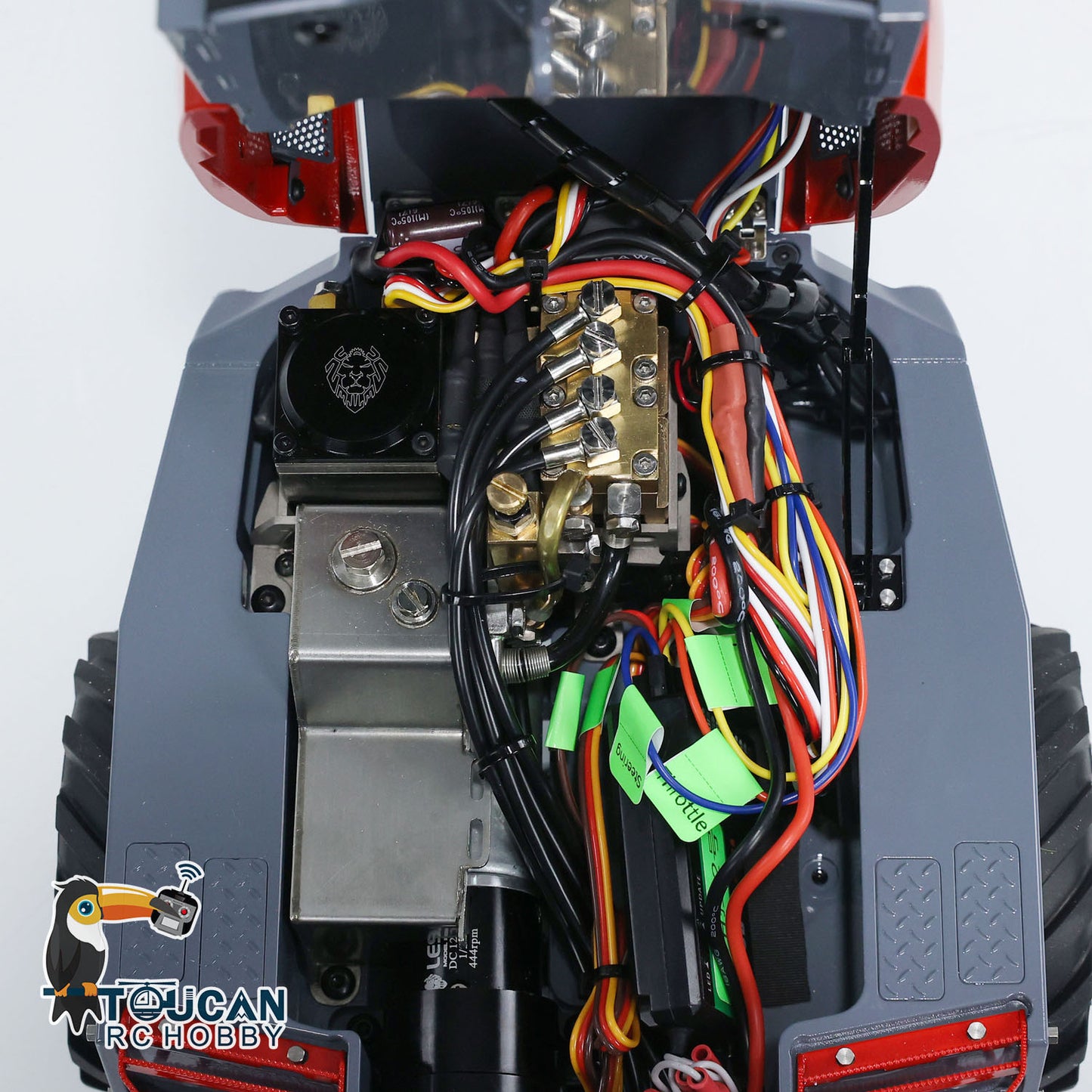 Customized LESU 1/14 AOUE-MCL8 Hydraulic RC Loader Remote Control Construction Vehicles Painted Assembled ESC Servo Motor