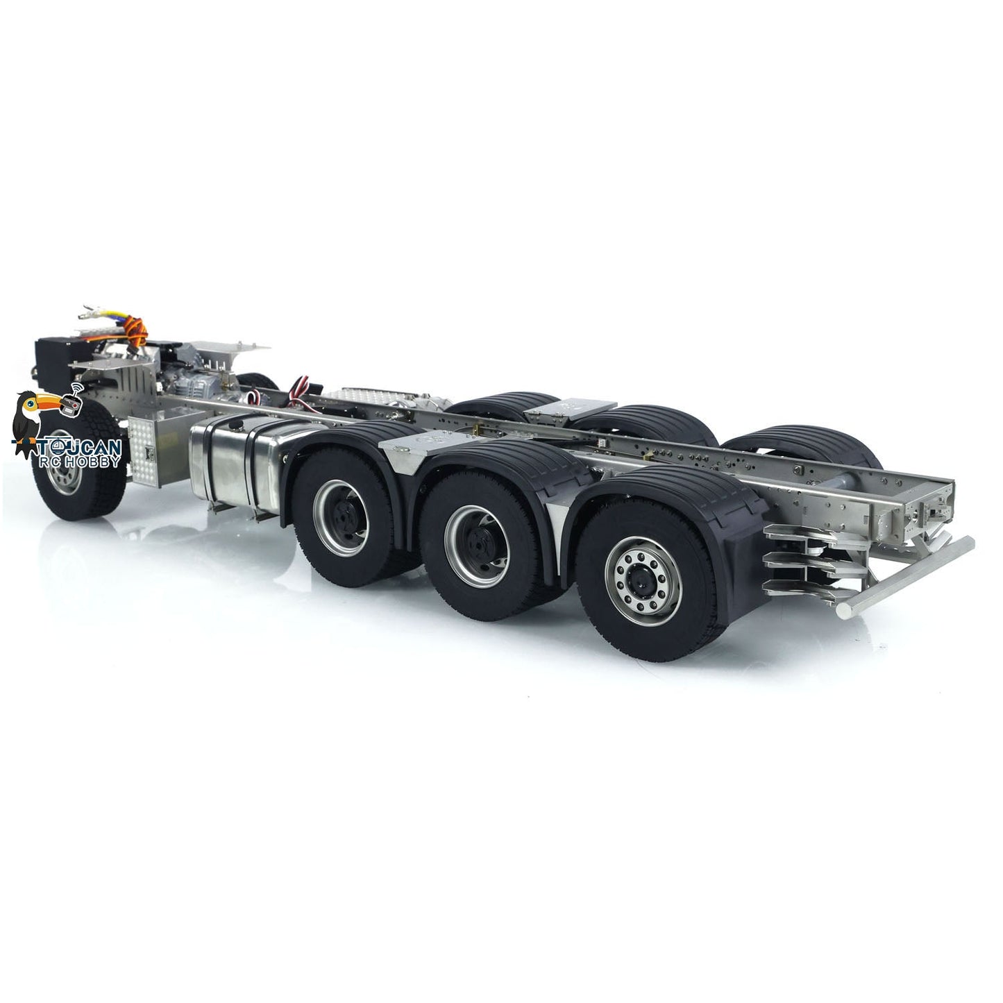 1/14 Metal 8x8 Chassis for 770S JX Model F1650 Crane RC Trucks Electric Cars Light Sound System 3-Speed Transmission DIY Model