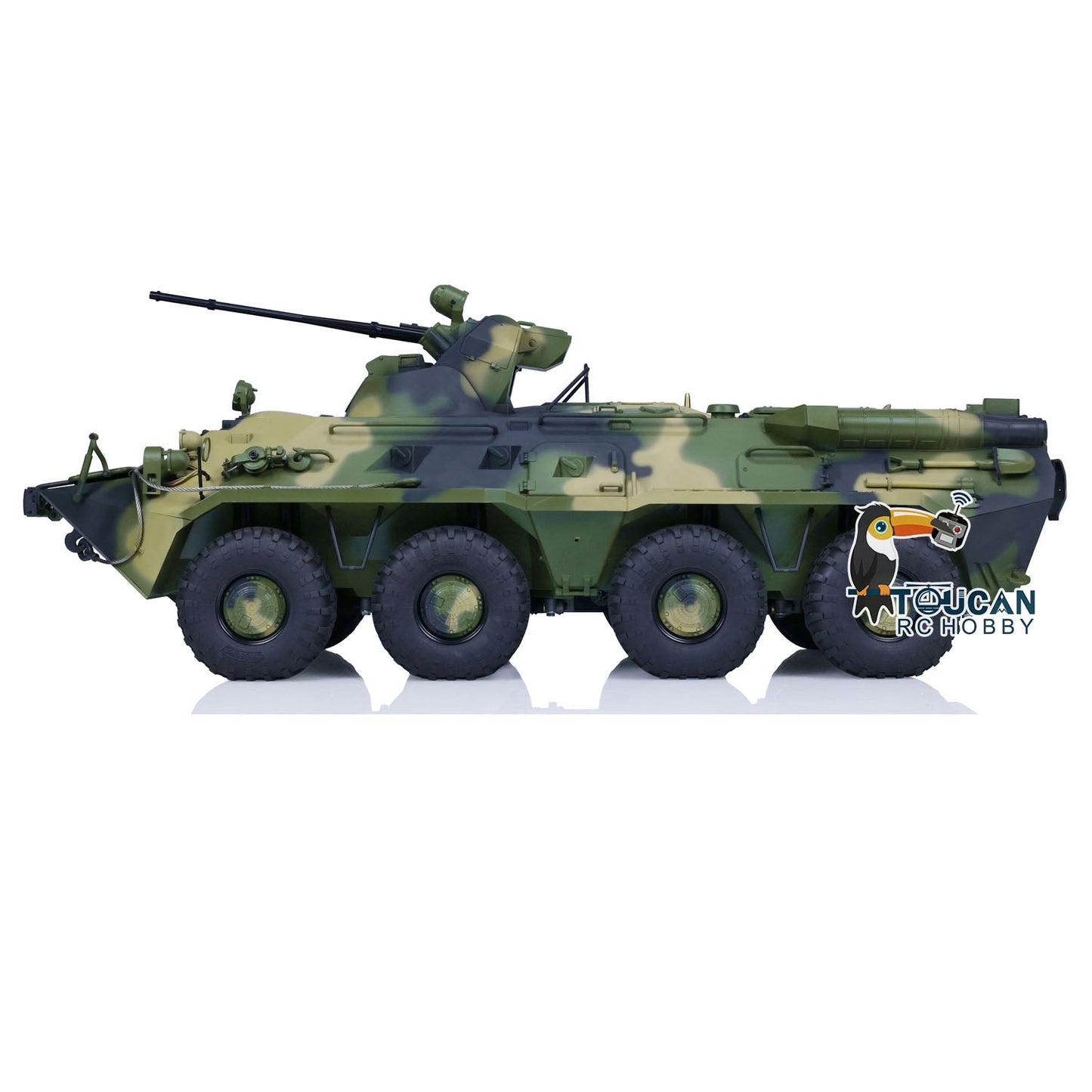 CROSSRC BT8 8X8 1/12 RC Armored Military Car Model Radio Control Transport Vehicle Hobby Vehicle RTR Painted FlySky I6S