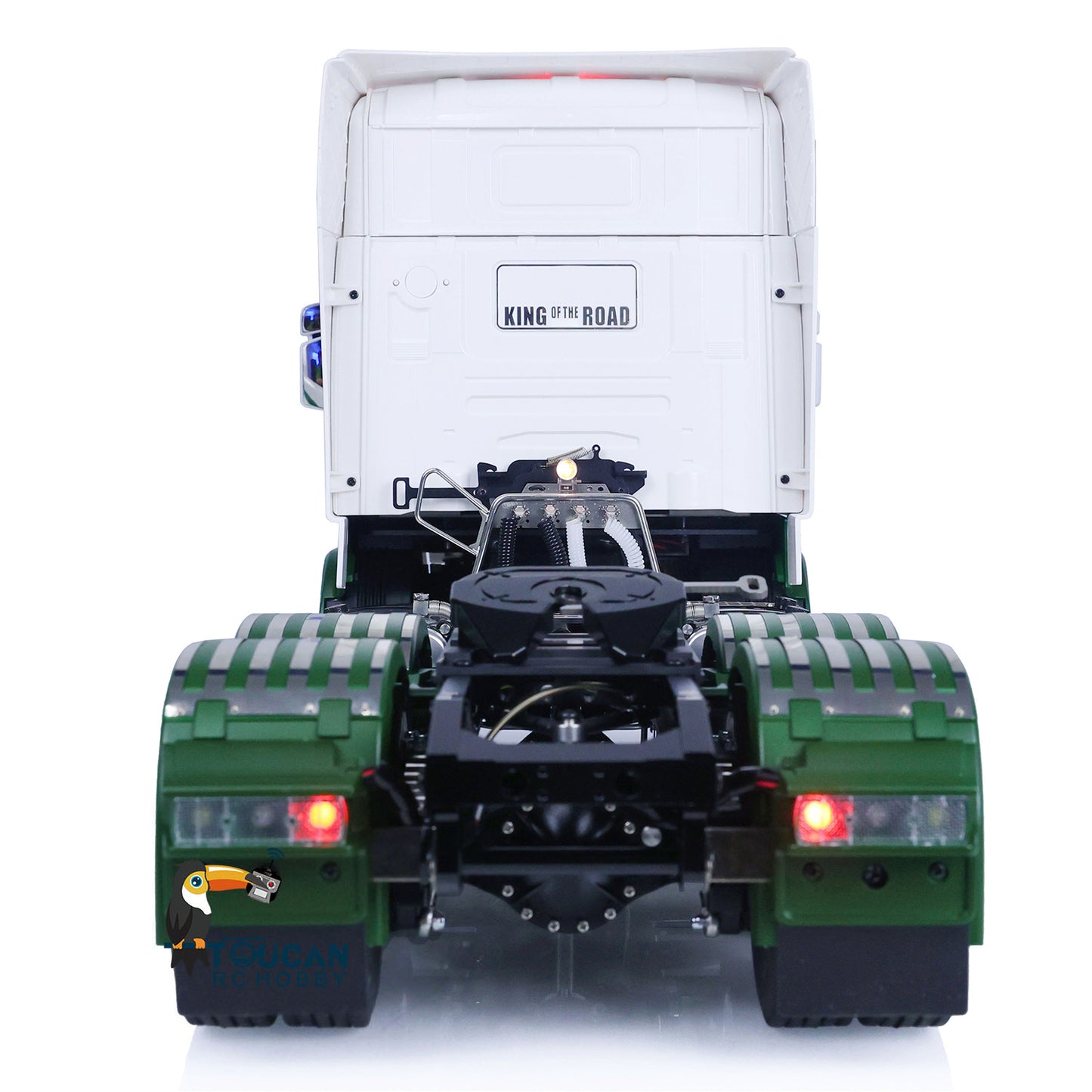 1:14 LESU 6x6 Metal Chassis RC Tractor Truck for RTR Upgraded Remote Control Car Electric Simulation Model DIY Light Sound System