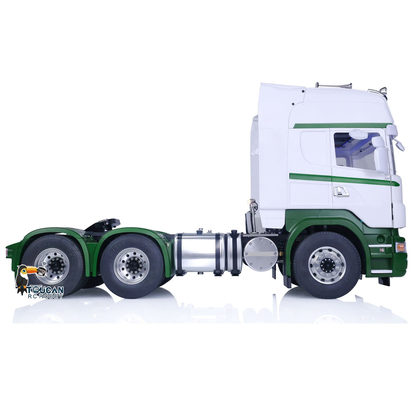 TOUCAN 1:14 Scale DIY Radio Controlled Tractor Truck for Tamiya 6x6 Remote Control Cars Model Battery & Radio System & Charger