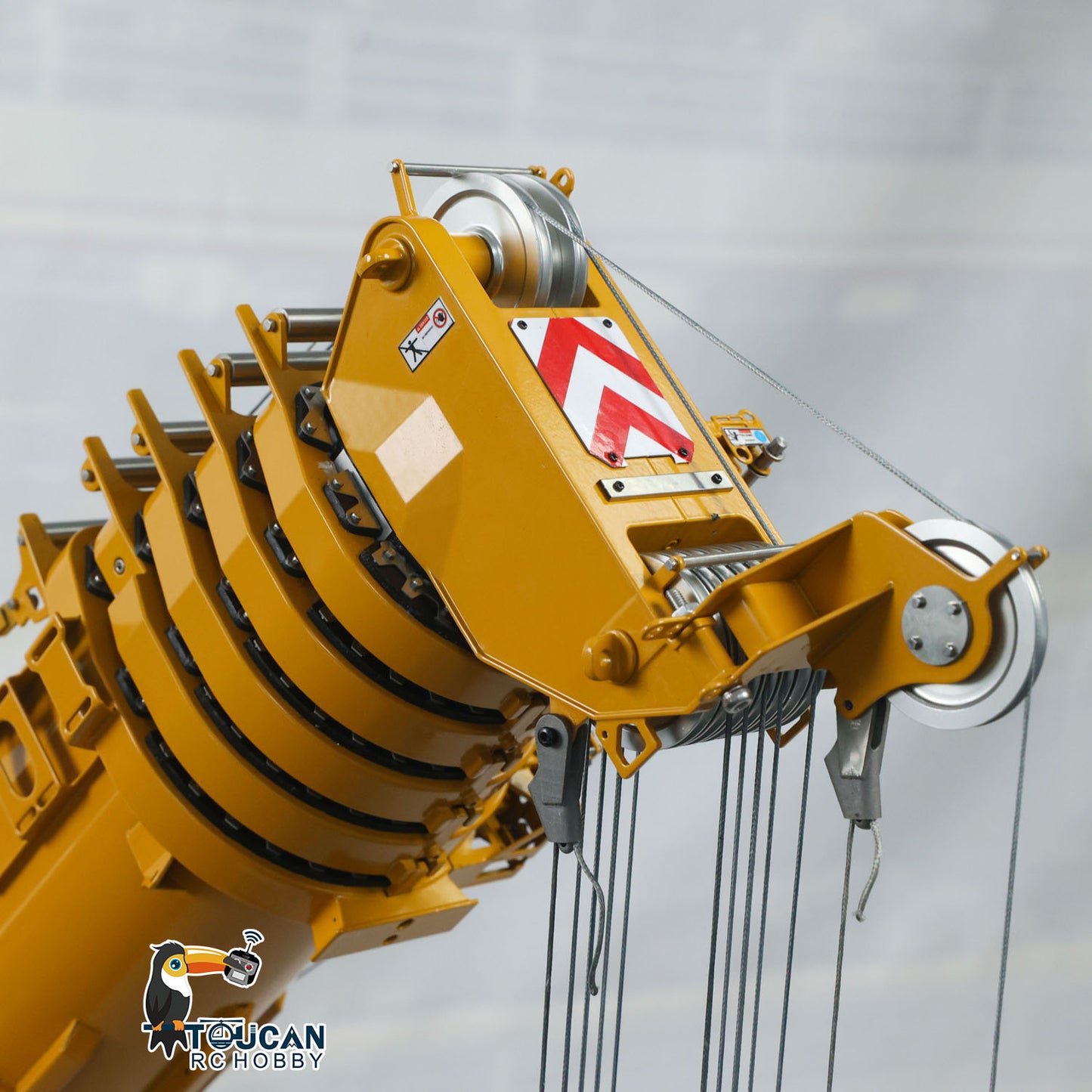 Pre-order Eyewhale 1/14 Metal Remote Control Hydraulic Telescopic Crawler Crane Truck RC Hoist Model Brushless ESC Frsky Radio 5D Joystick