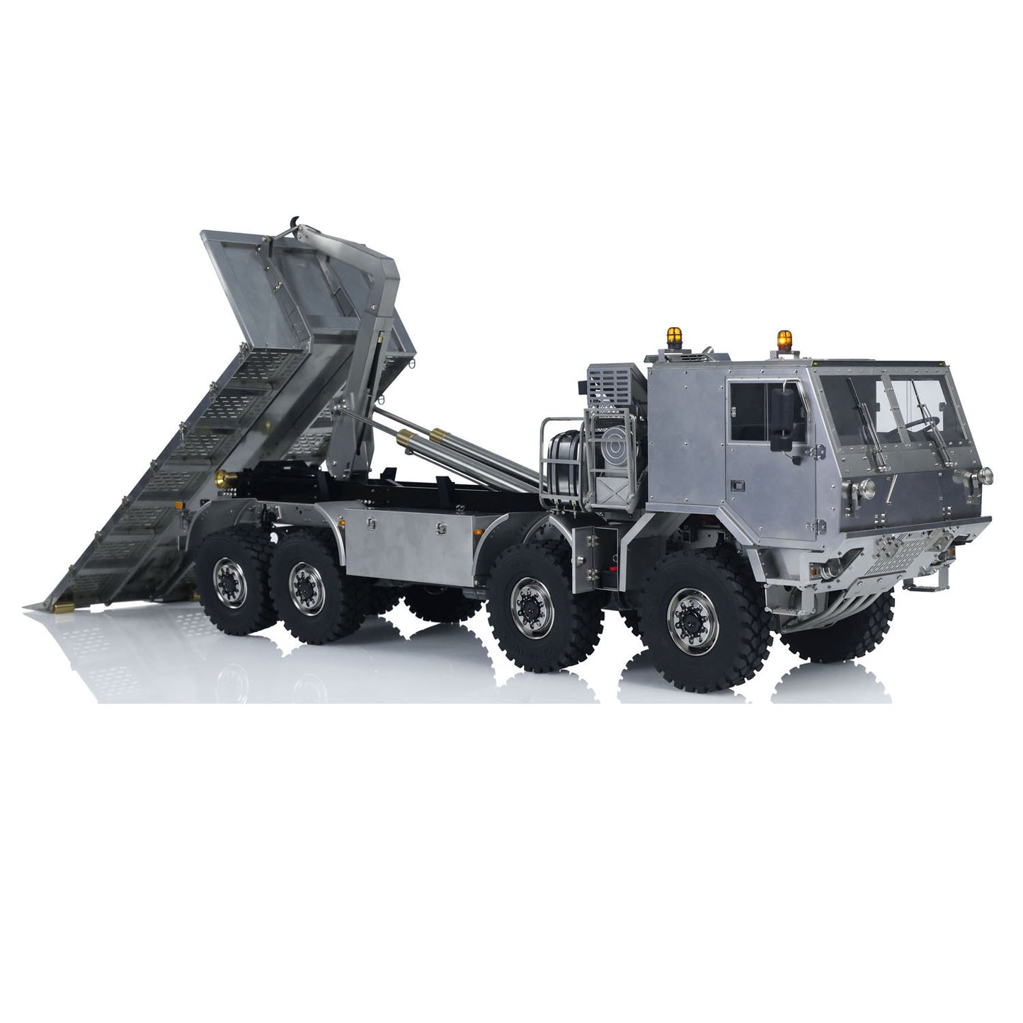 Metal 1/14 RC Hydraulic Off Road Military Truck T815 Remote Control 3Speed 8*8 Roll on off Dumper Model Paladin ST8 Radio