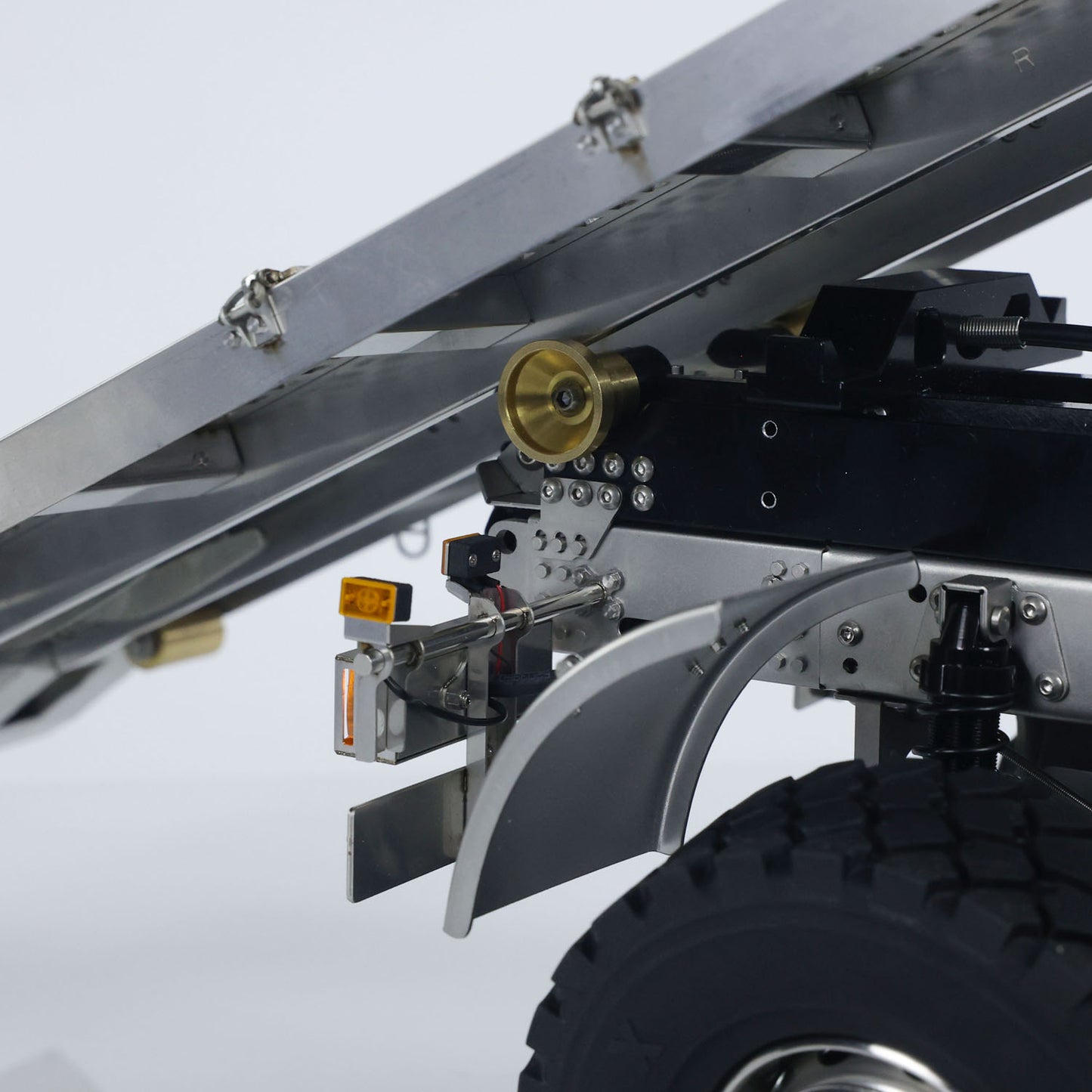 Metal 1/14 RC Hydraulic Off Road Military Truck T815 Remote Control 3Speed 8*8 Roll on off Dumper Model Paladin ST8 Radio