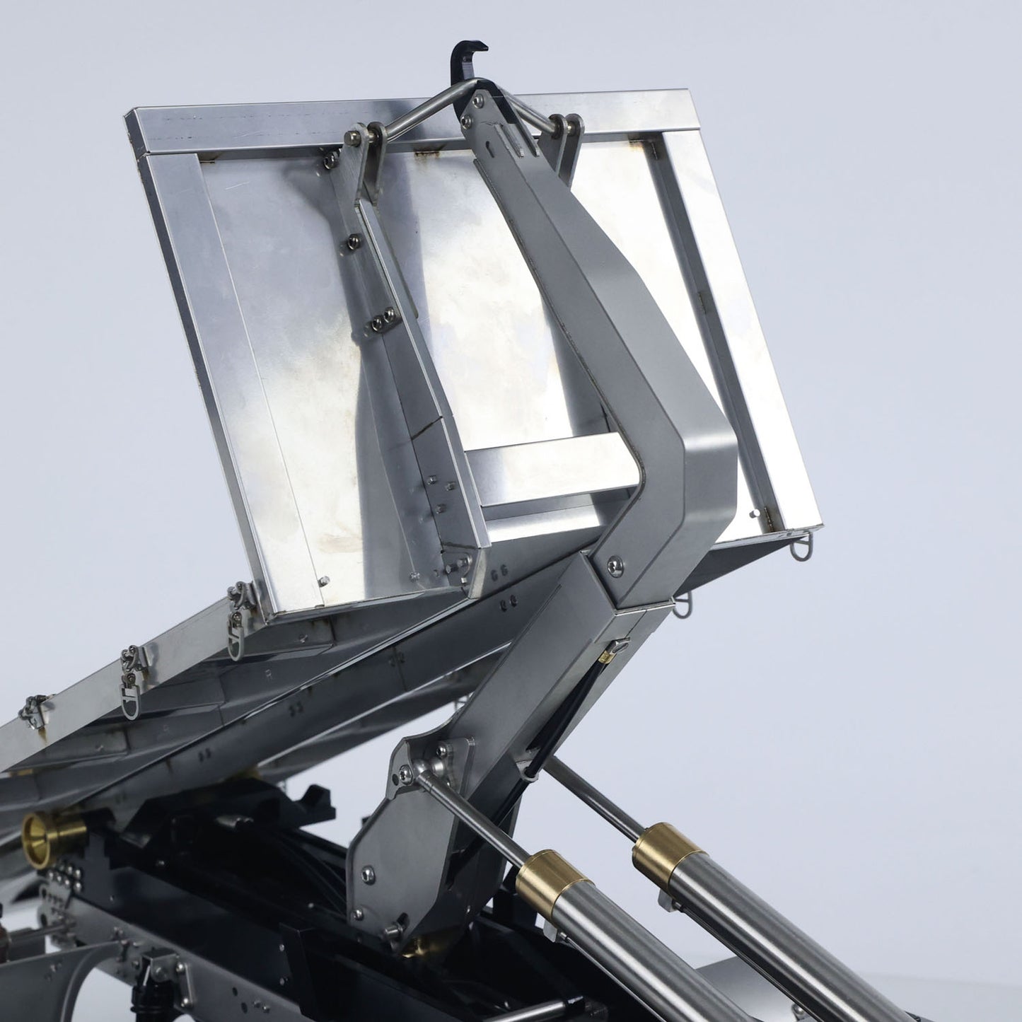 Metal 1/14 RC Hydraulic Off Road Military Truck T815 Remote Control 3Speed 8*8 Roll on off Dumper Model Paladin ST8 Radio