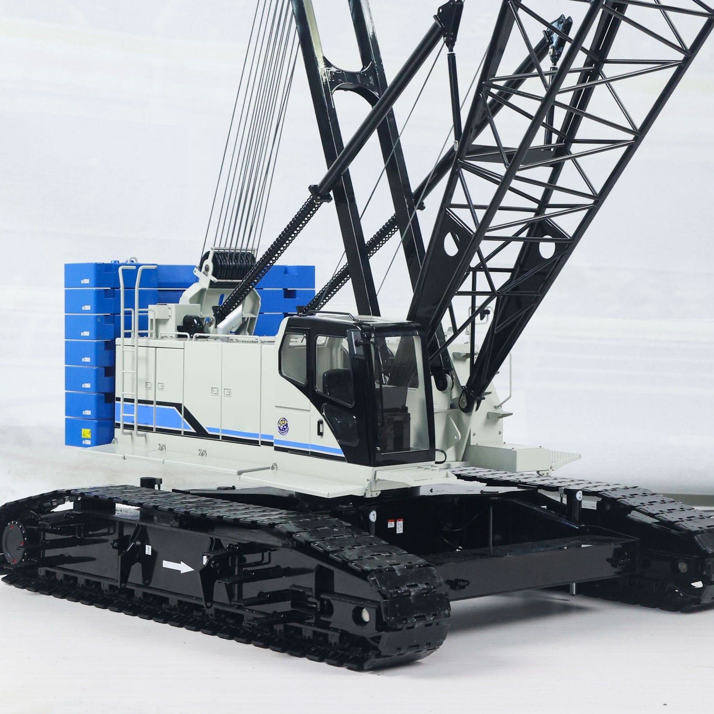 Pre- Order Metal 1/14 RC Hydraulic Crawler Crane C1200 Remote Control Construction Vehicle Flysky PL18 LITE Radio Brushless Motor Battery