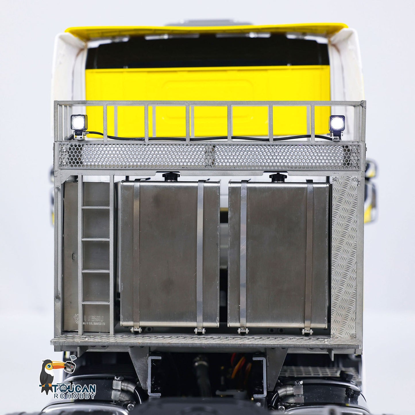 TOUCAN Metal Chassis 1/14 RC Tractor Truck 6x6 RTR Remote Control Car Simulation Model Sound Light ESC Servo Motor DIY Parts