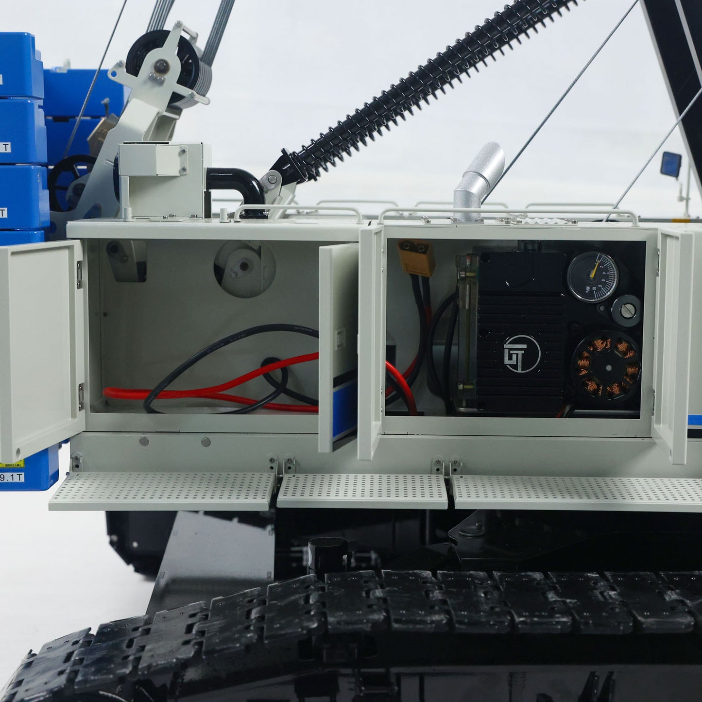 Pre- Order Metal 1/14 RC Hydraulic Crawler Crane C1200 Remote Control Construction Vehicle Flysky PL18 LITE Radio Brushless Motor Battery