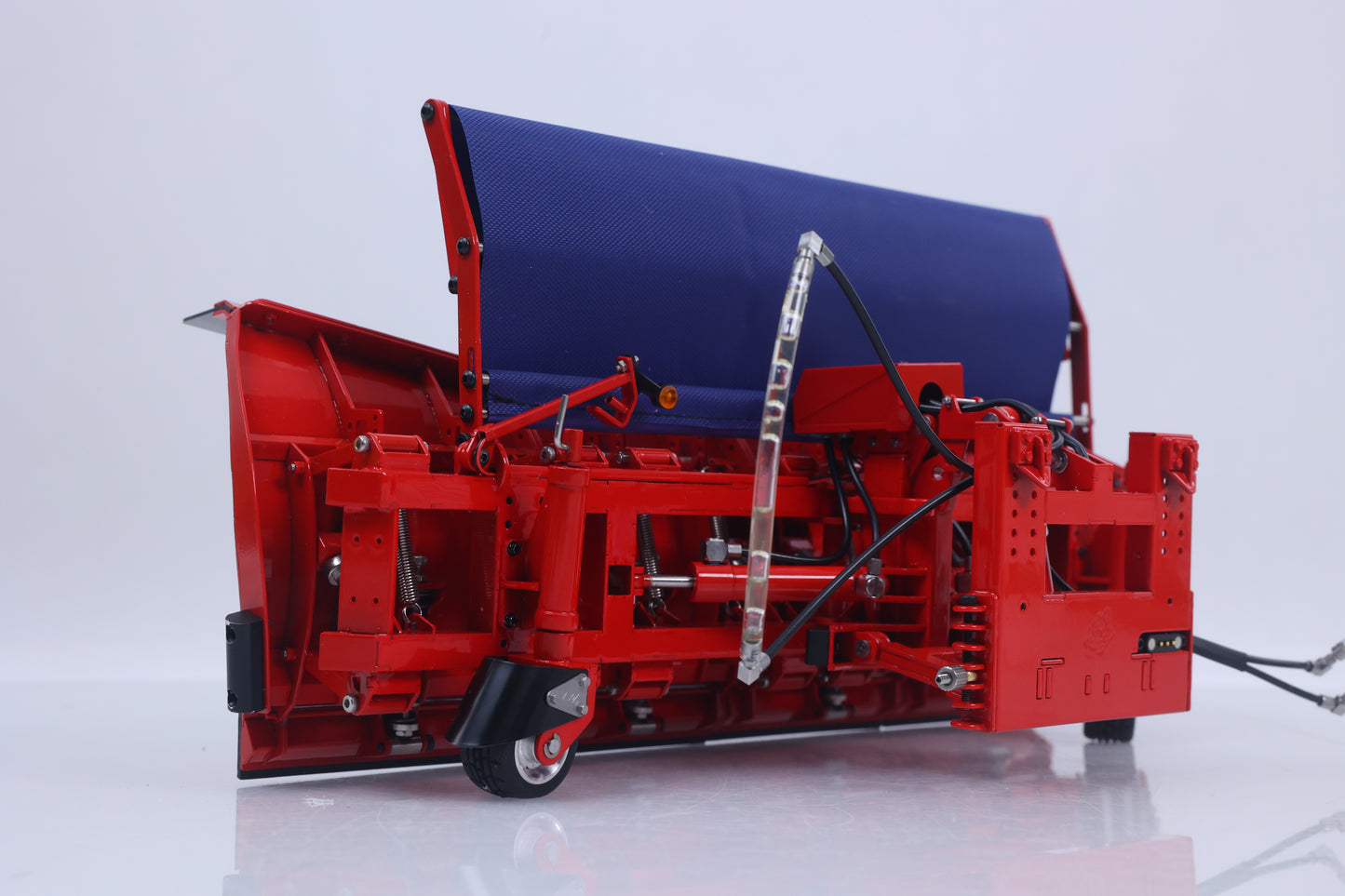 Metal Snow Blade W/ Electromagnetic Connector for 1/14 RC Hydraulic Full Dump Truck DIY Remote Control Lorry Car 770S 1851 3363