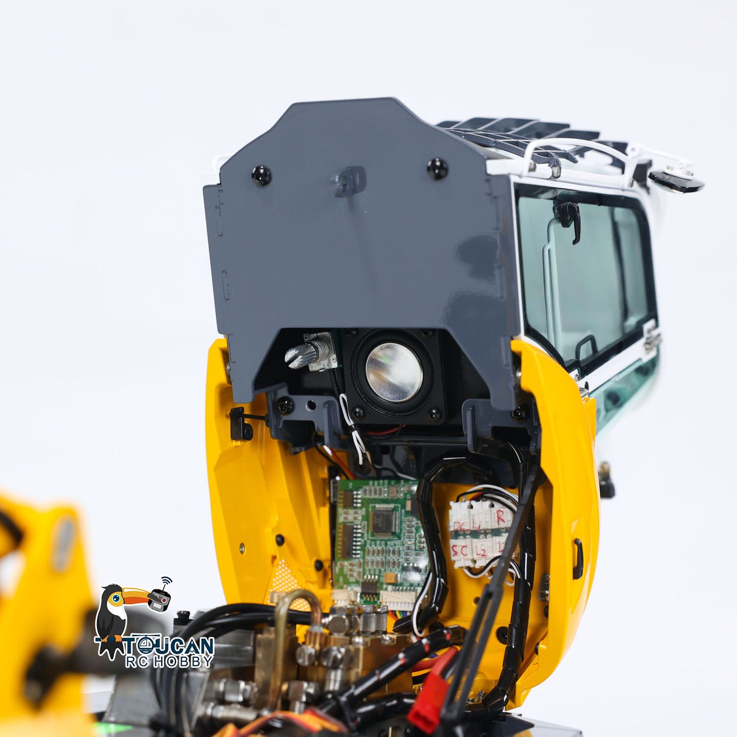 In Stock LESU RTR 1/14 Hydraulic RC Telescopic Arm Car Metal Loader AT1050 Forklift Truck