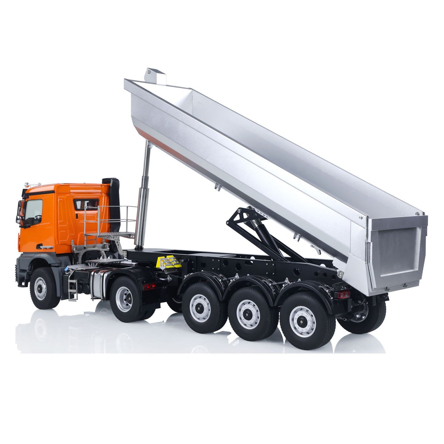 Fast Shipping Kabolite 1/14 4X4 RC Tractor Truck 3Axles Electric Lifting Dump Trialer RTR Car