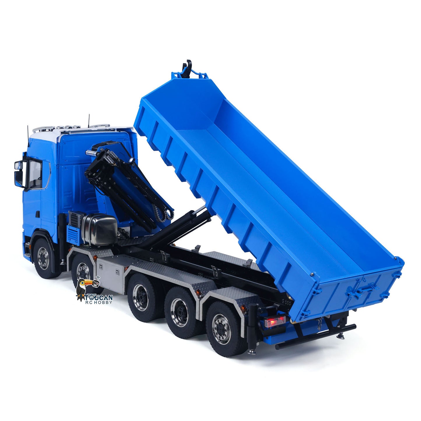 RC Metal 1/14 Hydraulic Dumper & Crane 770S 10x10 3-speed RTR Full Dump Trucks Battery