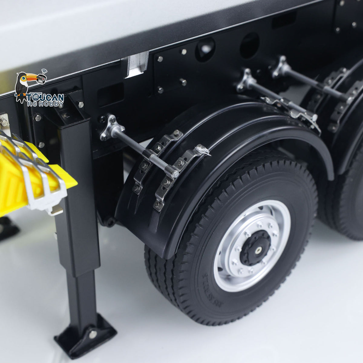 New Arrival Kabolite RTR Car 1/14 Scale 4X4 RC Tractor Truck 5801 3Axles AWD With Electric Lifting Hopper Dump Trailer Tipper Battery