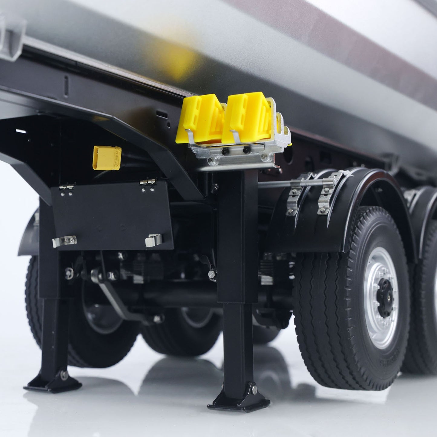 US STOCK Kabolite RTR Car 1/14 4X4 RC Tractor Truck 3Axles Electric Lifting Dump Trialer
