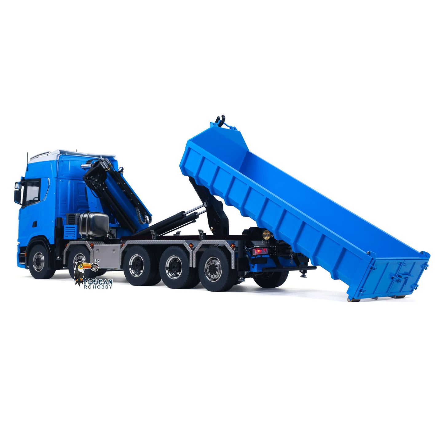 RC Metal 1/14 Hydraulic Dumper & Crane 770S 10x10 3-speed RTR Full Dump Trucks Battery
