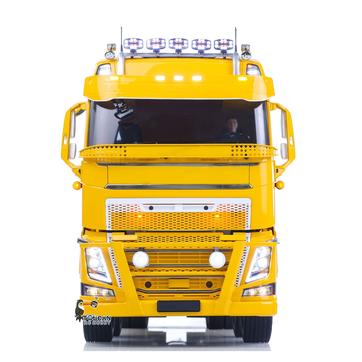 TOUCAN 8X4 Metal 1/14 RC Road Rescue Truck FH16 RTR 2Speed Model Car Flysky Paladin PL18EV Lite Radio Battery Smoke Light Sound