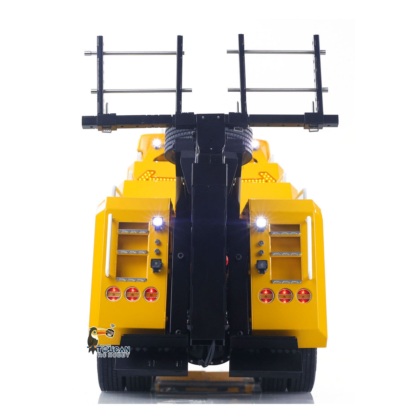 TOUCAN 8X4 Metal 1/14 RC Road Rescue Truck FH16 RTR 2Speed Model Car Flysky Paladin PL18EV Lite Radio Battery Smoke Light Sound