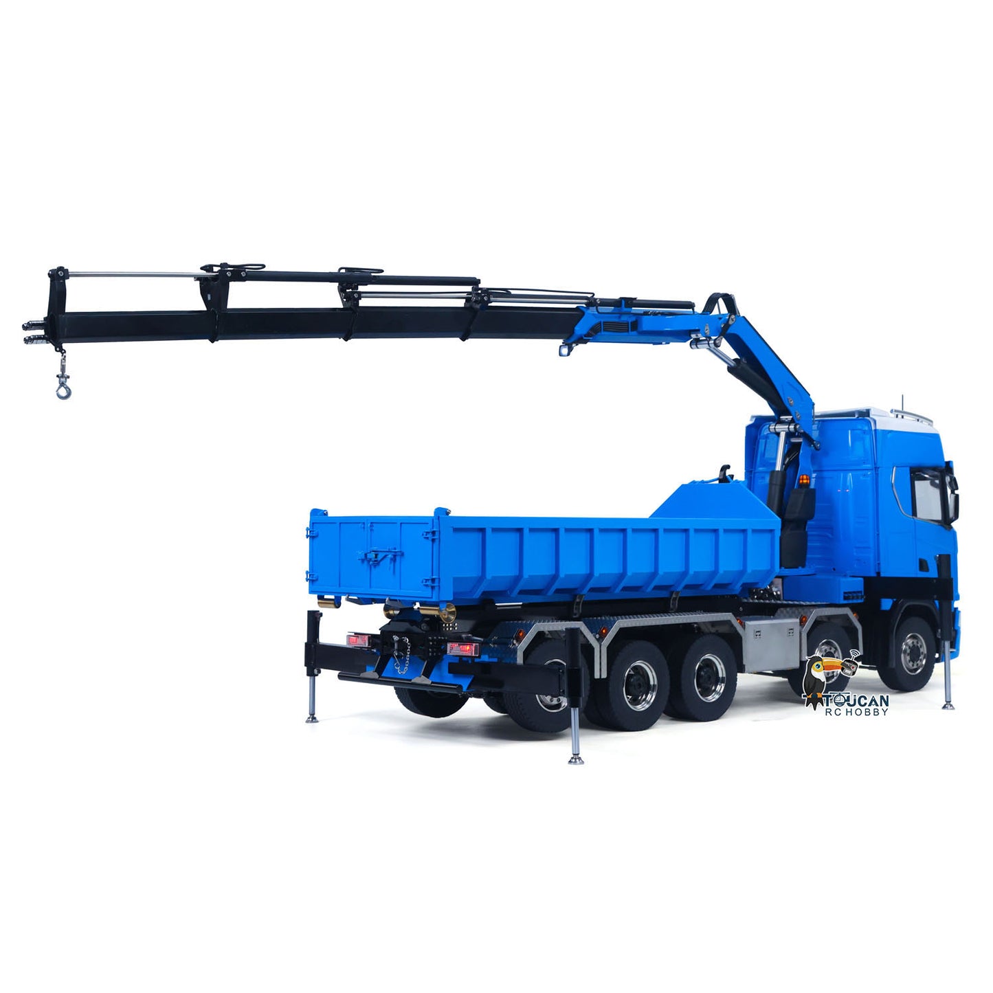 RC Metal 1/14 Hydraulic Dumper & Crane 770S 10x10 3-speed RTR Full Dump Trucks Battery