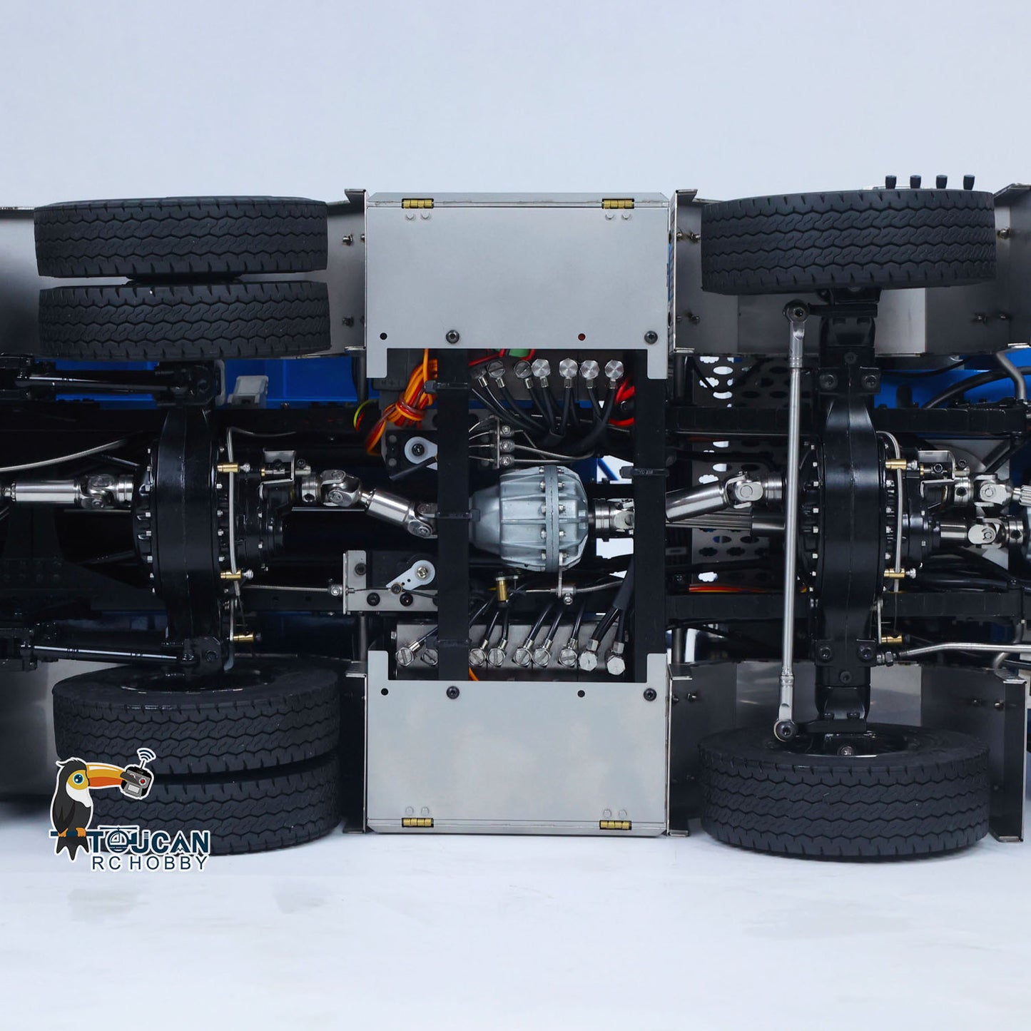 RC Metal 1/14 Hydraulic Dumper & Crane 770S 10x10 3-speed RTR Full Dump Trucks Battery