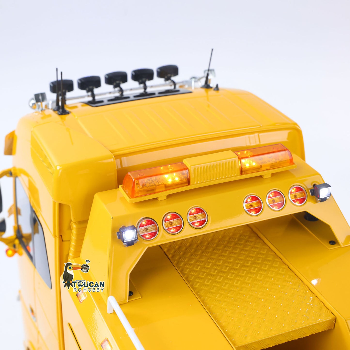 TOUCAN 8X4 Metal 1/14 RC Road Rescue Truck FH16 RTR 2Speed Model Car Flysky Paladin PL18EV Lite Radio Battery Smoke Light Sound