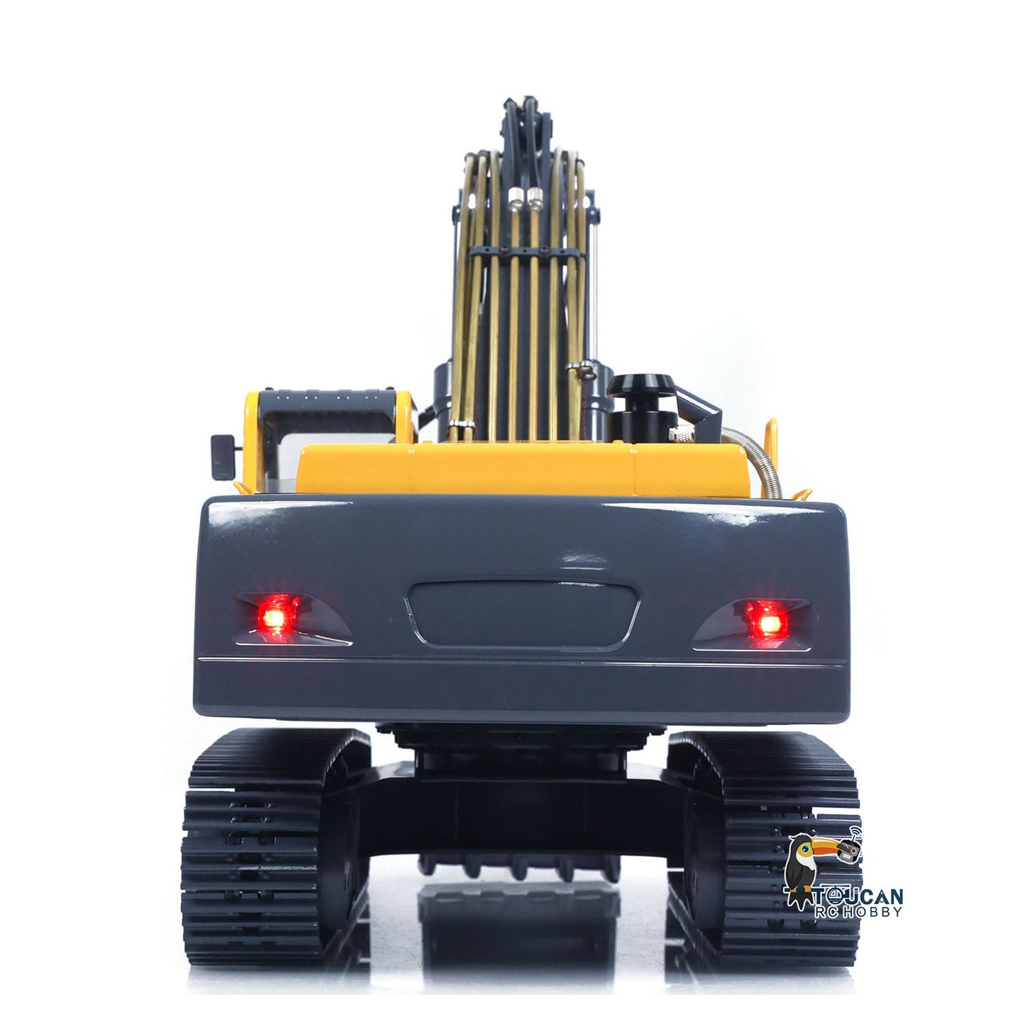 JDMODEL V2 1/14 Scale EC360 RC Digger Upgraded Radio Control Excavator Cars with Sound Light Module FlySky PL18 ESC Servo Motor