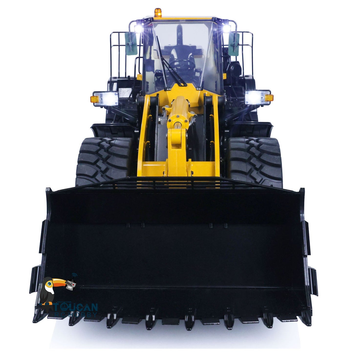 MTMODEL Metal WA480 1/14 RC Hydraulic Loader Remote Control Heavy Machine Construction Vehicles fork Bucke Tiltable Dozer Blade