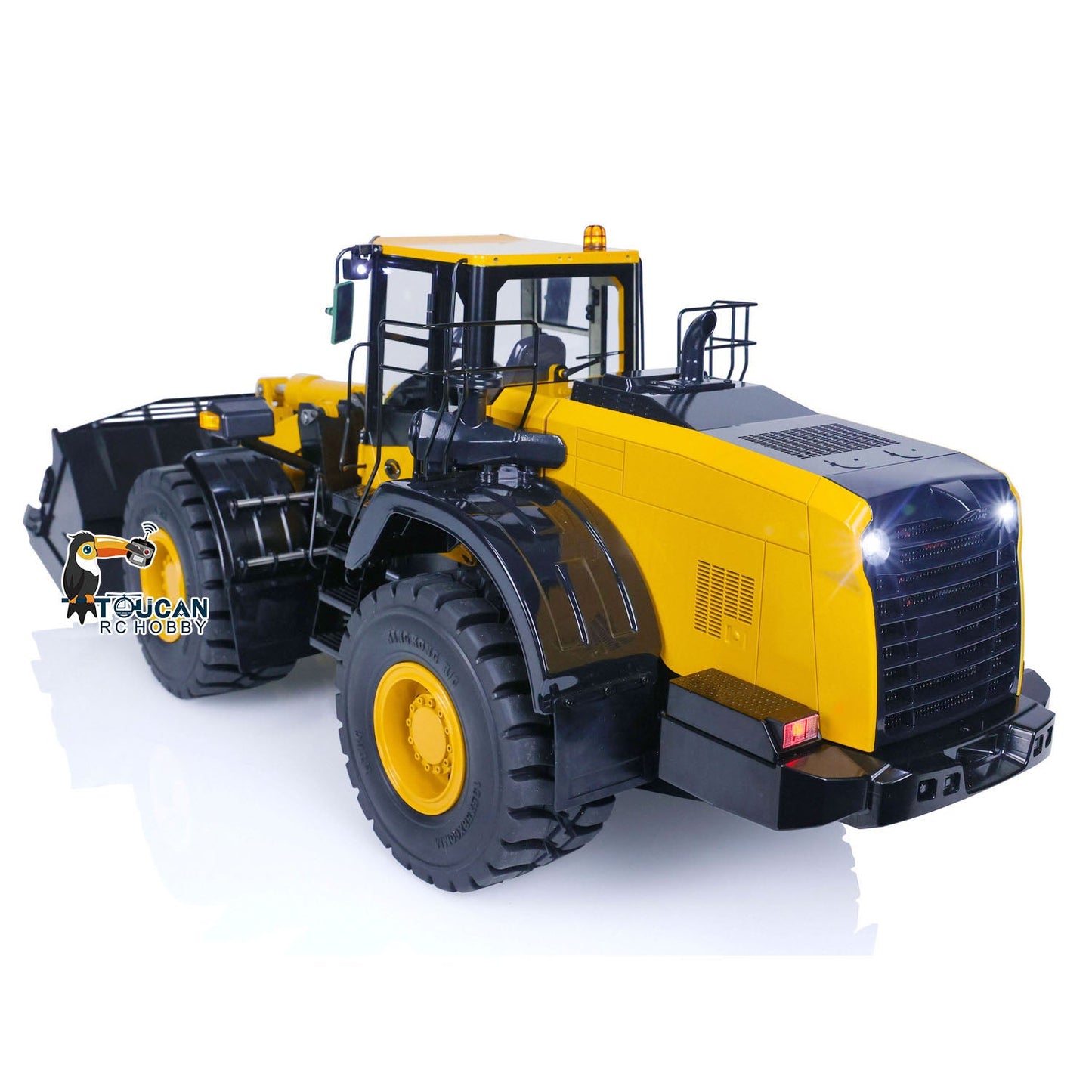 MTMODEL Metal WA480 1/14 RC Hydraulic Loader Remote Control Heavy Machine Construction Vehicles fork Bucke Tiltable Dozer Blade