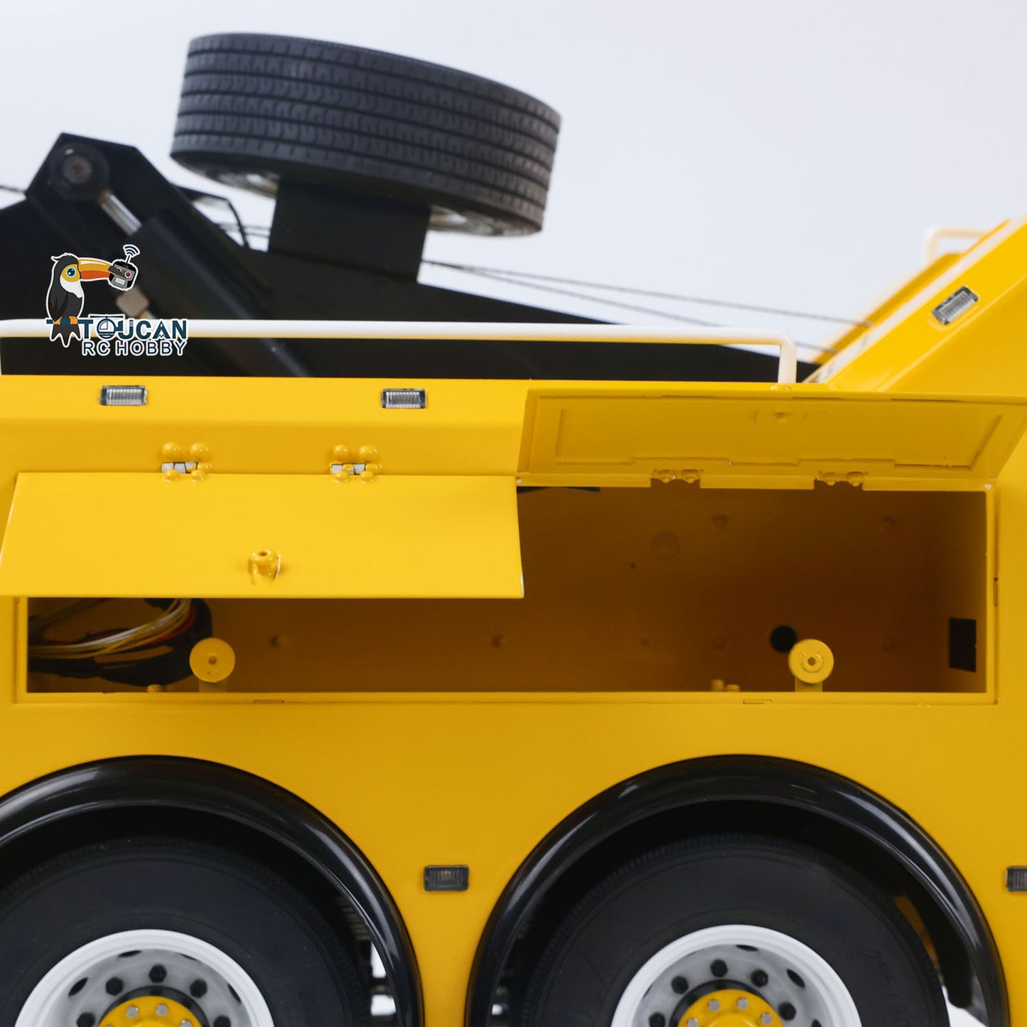 TOUCAN 8X4 Metal 1/14 RC Road Rescue Truck FH16 RTR 2Speed Model Car Flysky Paladin PL18EV Lite Radio Battery Smoke Light Sound