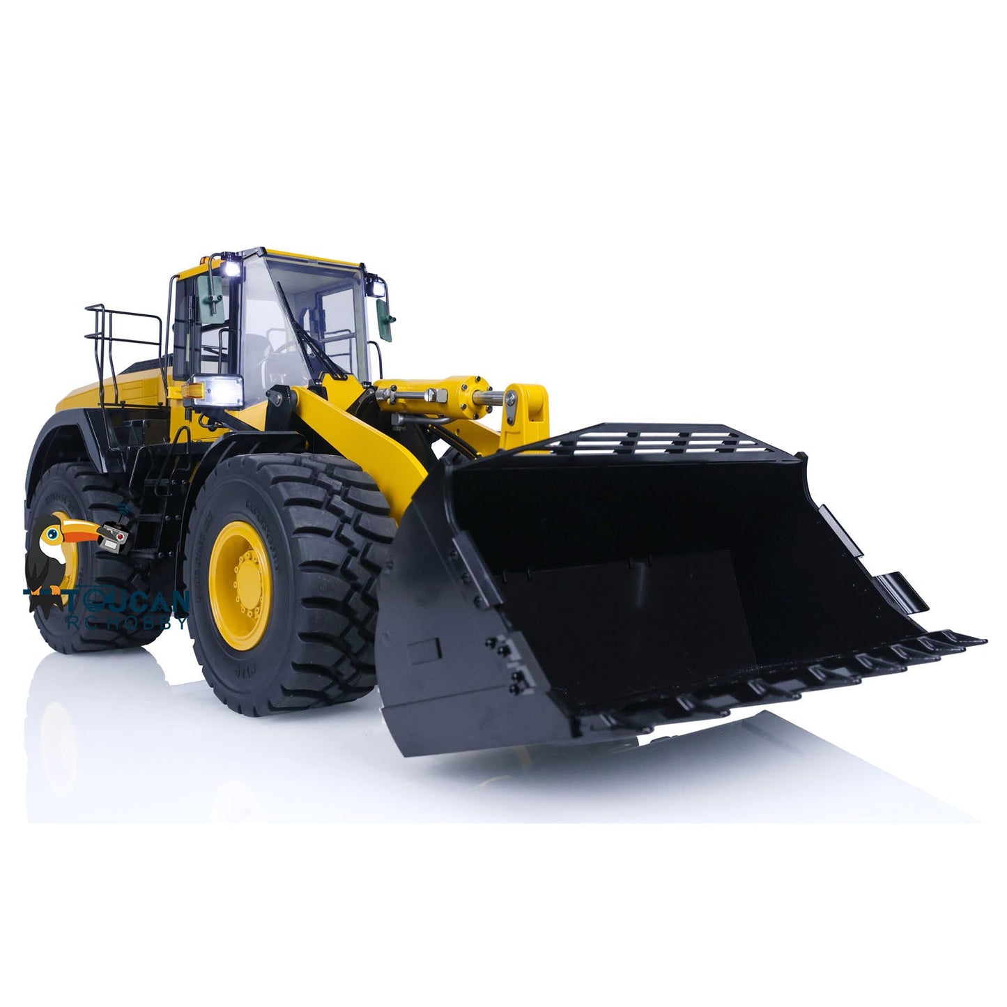 Metal MTModel WA480 1:14 Scale RC Hydraulic Loader RTR Construction Vehicles Model Assembled Reversible Bucket Tiltable Dozer Blade