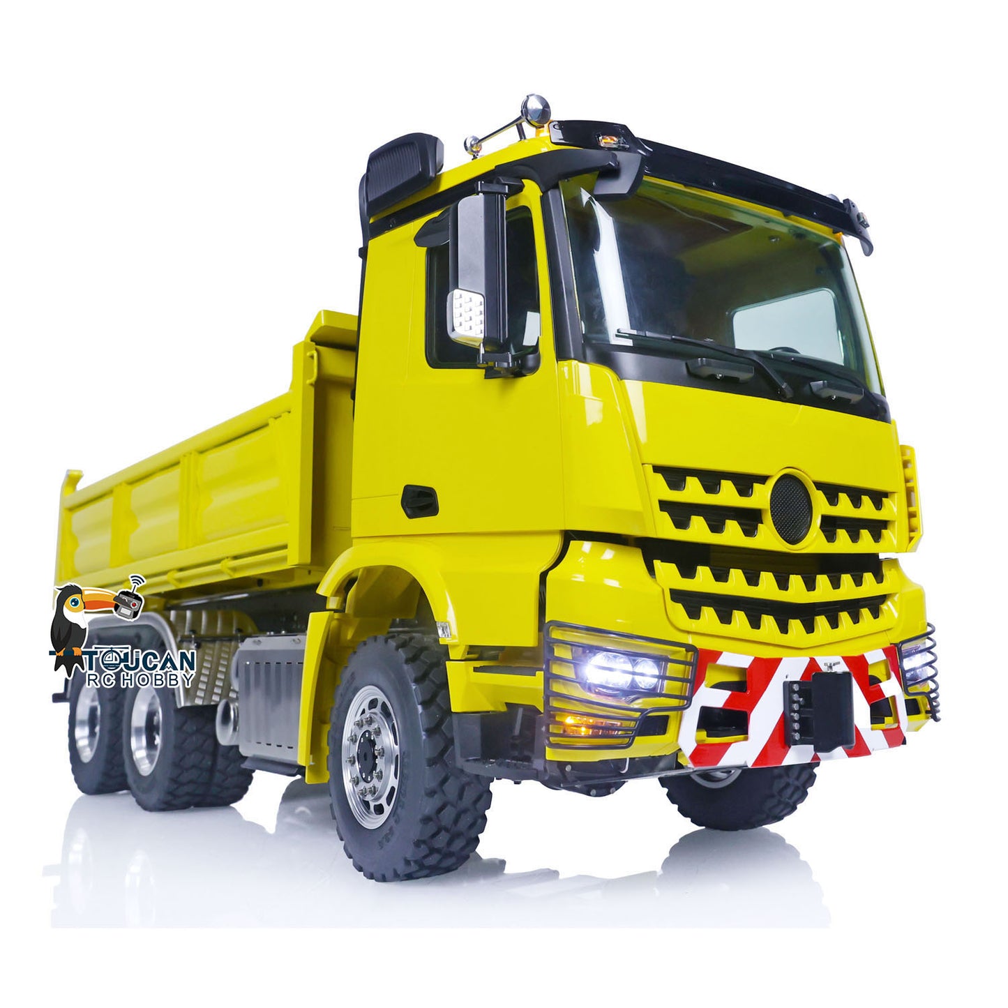 LESU 1/14 6X6RC Hydraulic Dump Truck 3348 RTR Tipper Car Fusion PRO Brushless Motor ESC Servo Smoke Unit FlySky I6S Painted