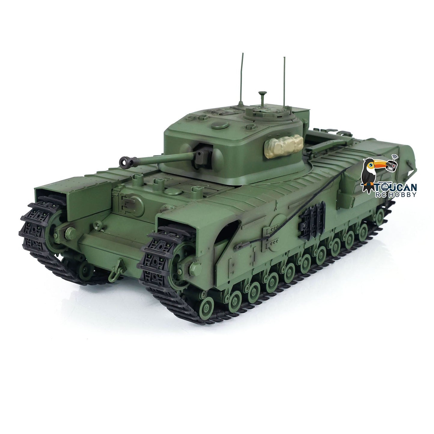 Tongde 1/16 RC Battle Tank Churchill Mk.VII Remote Controlled Panzer Electric Infantry Fighting Vehicles Optional Versions