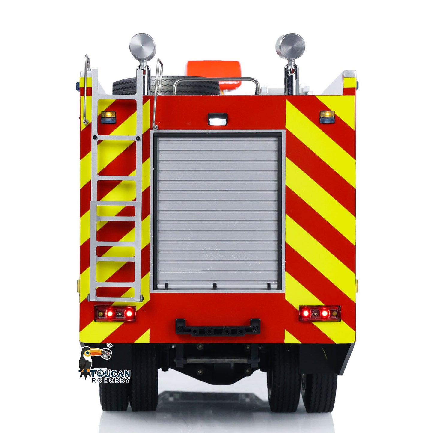 RC Fire Truck Rescue Fire 4x2 Vehicle 1/14 Light Sound 2-Speed Transmission Light Sound ST8 Remote Control System