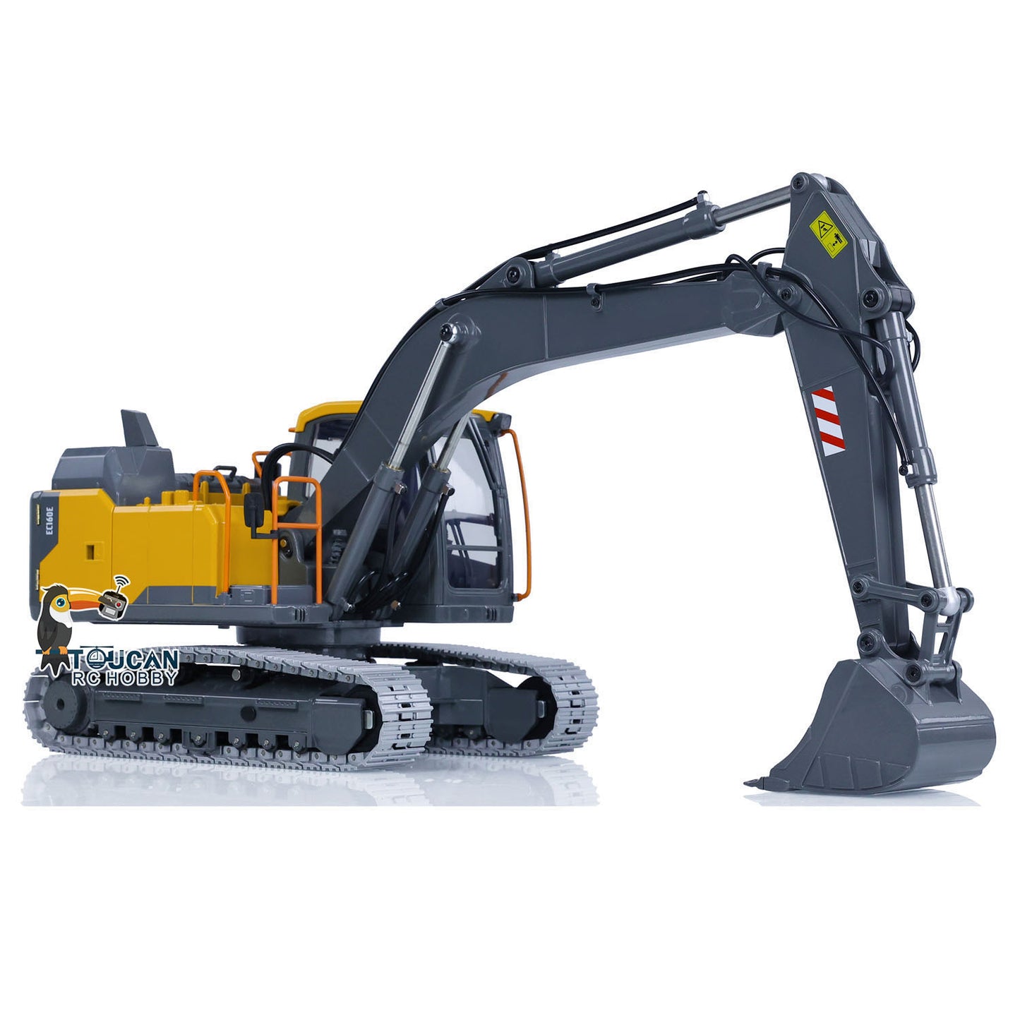 1:14 RC Excavator Double E E010 EC160E Full Alloy Metal Engineering Vehicle Toys ESC Motor Servo Painted and Assembled