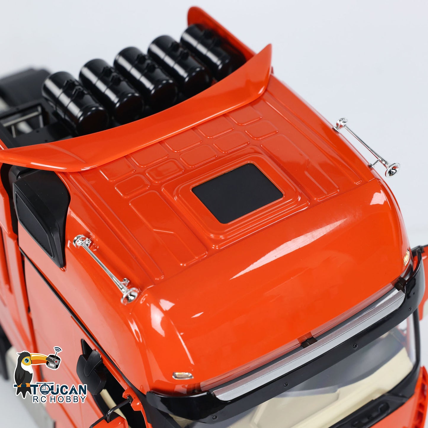 JDMODEL JDM-18F 1/14 Metal 8x8 Assembled RC Tractor Construction Car Differential Lock Motor Simulated Lights Sounds