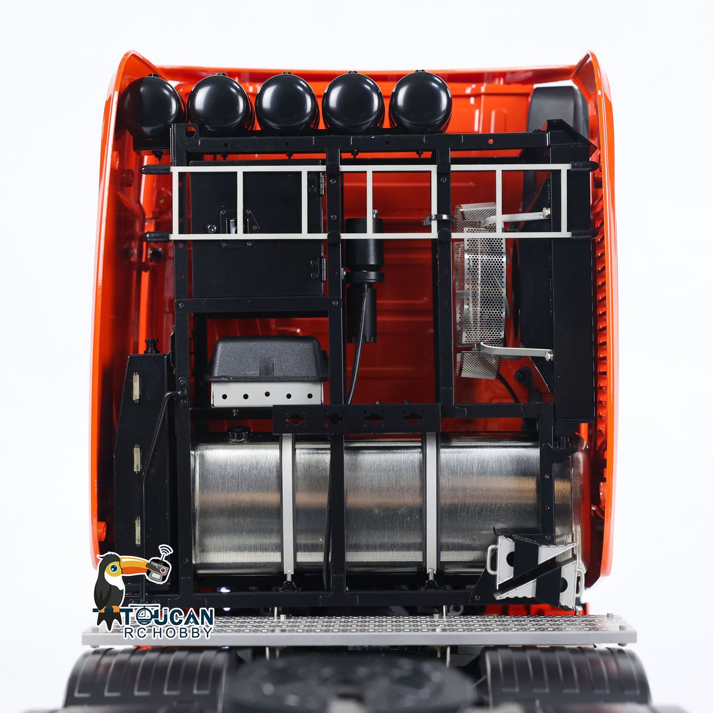 JDMODEL JDM-18F 1/14 Metal 8x8 Assembled RC Tractor Construction Car Differential Lock Motor Simulated Lights Sounds