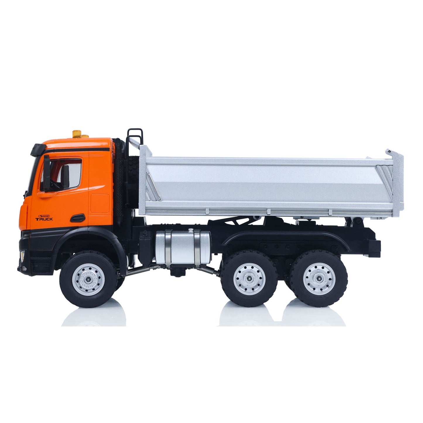 Fast Shipping 1/14 HUINA 1598 2.4G Remote Control Dumper 6X6 Engineering Transport Vehicle Lifting Rod Tipper Car Light Sound Battery Toys