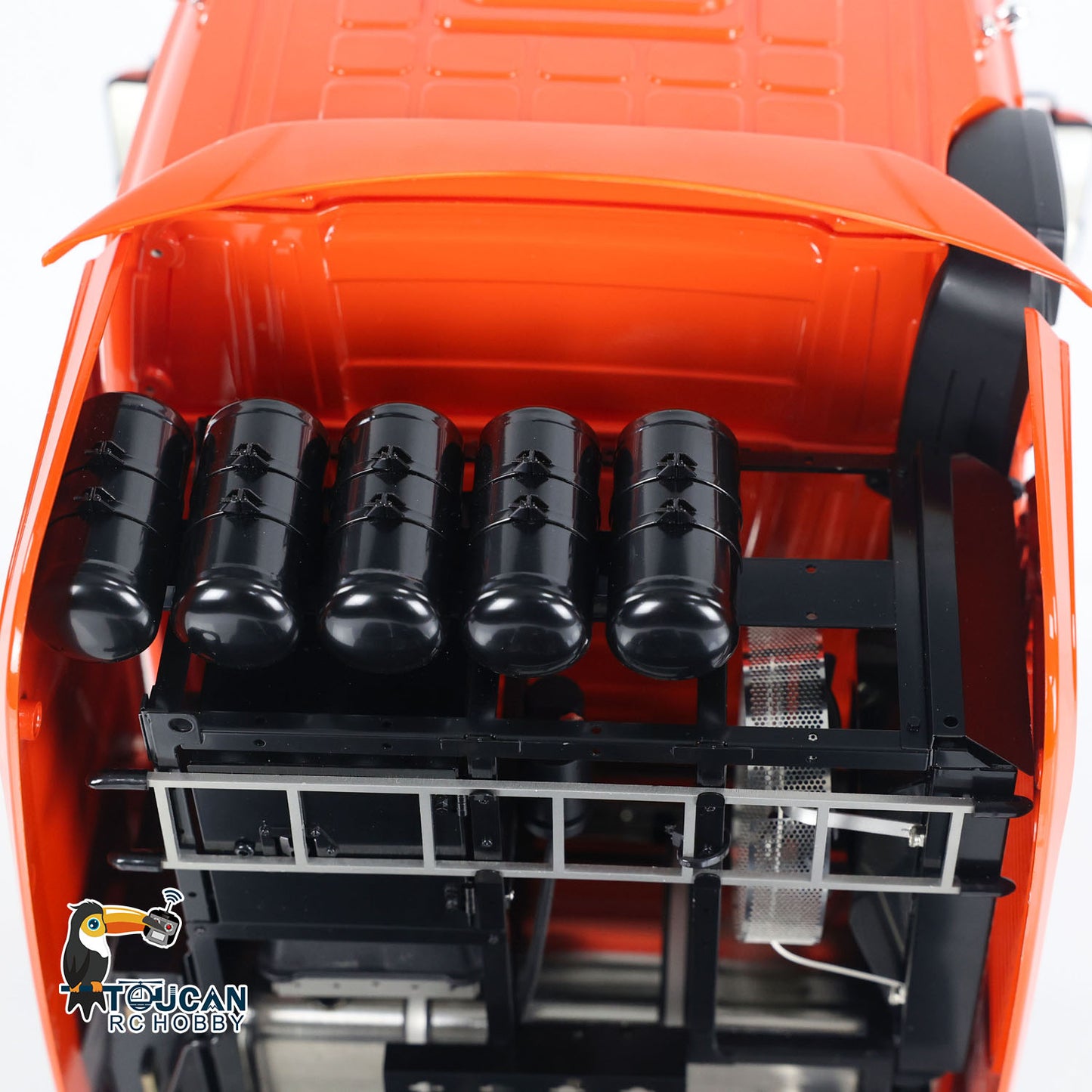 JDMODEL JDM-18F 1/14 Metal 8x8 Assembled RC Tractor Construction Car Differential Lock Motor Simulated Lights Sounds