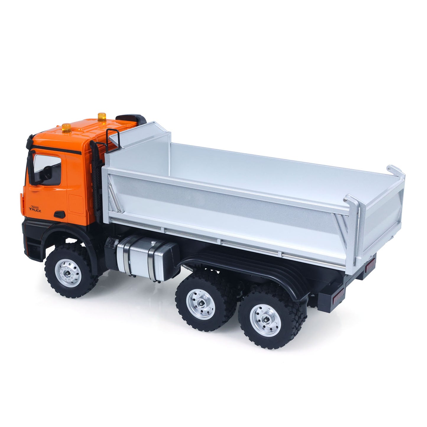 Fast Shipping 1/14 HUINA 1598 2.4G Remote Control Dumper 6X6 Engineering Transport Vehicle Lifting Rod Tipper Car Light Sound Battery Toys