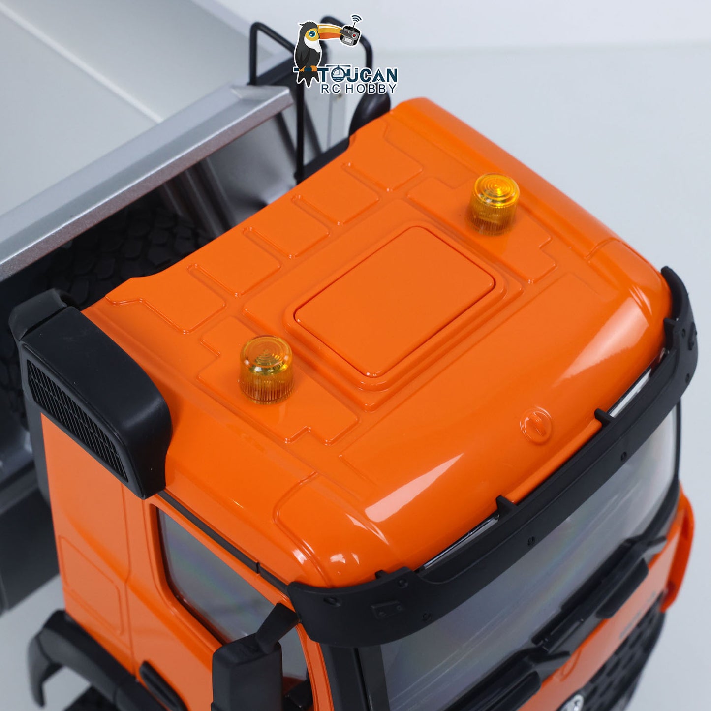 US STOCK 1/14 HUINA 1598 2.4G Remote Control Dumper 6¡Á6 Engineering Transport Vehicle Lifting Rod Tipper Car Light Sound Battery Toys