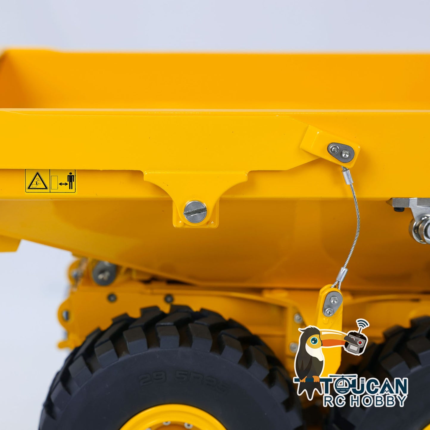 A40G 1/16 RC Hydraulic Articulated Truck Metal RTR Dump Truck Car Model 71.4x20.7x25cm ESC Motor Servo Painted Assembled