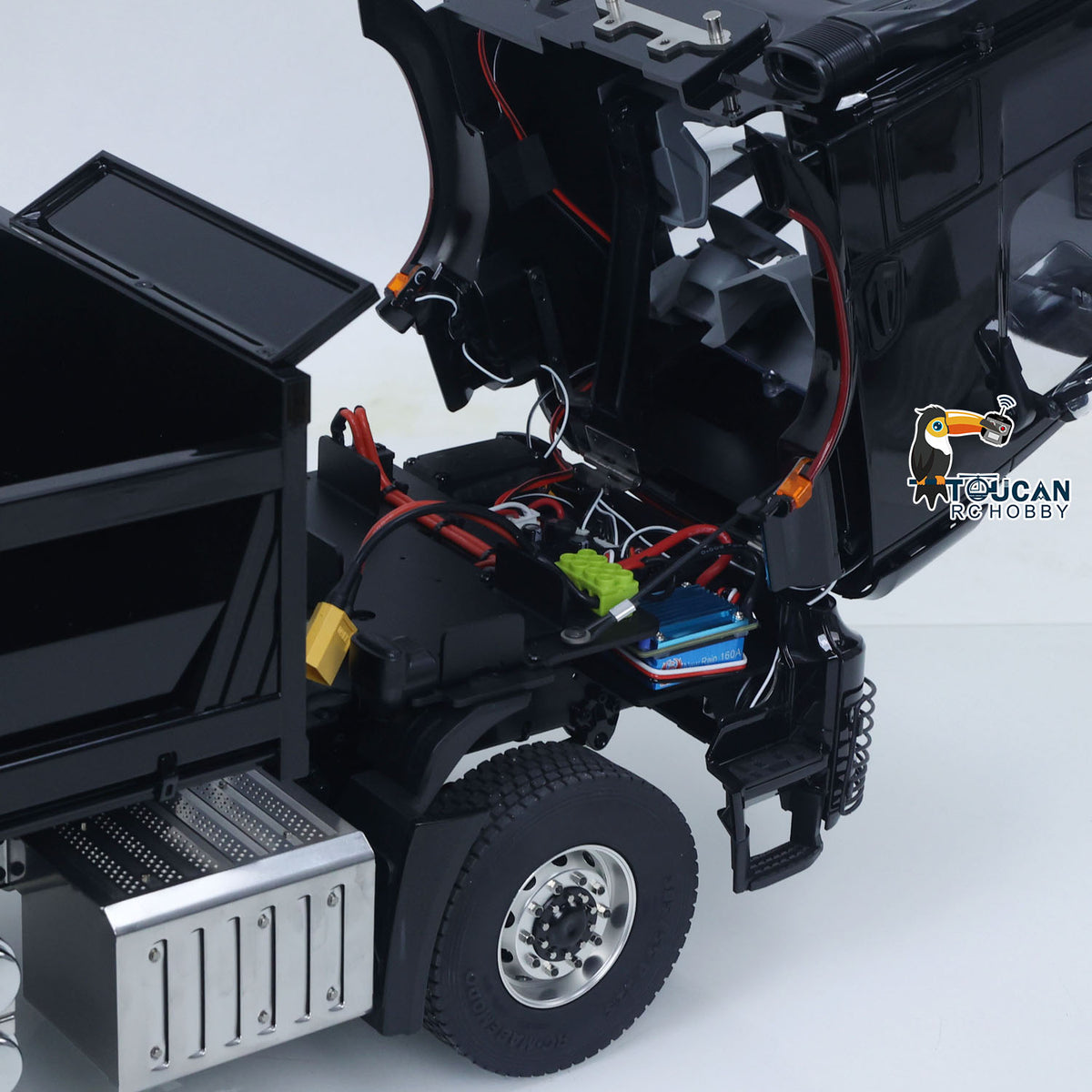 Fast Shipping 6X6 Metal Chassis 3348 RC Hydraulic Dumper 1/14 Radio Controlled Tipper NO Lock Light Sound Radio Battery Construction Truck RTR