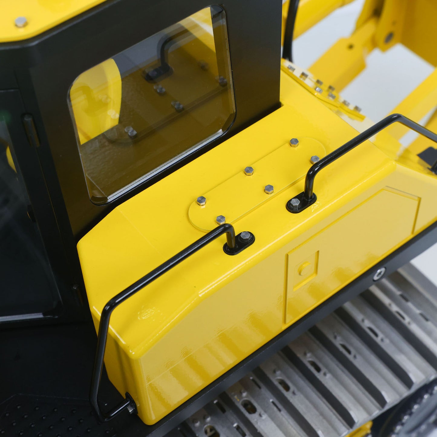 Metal 1/12 RC Hydraulic Bulldozer D155AX RTR Heavy Dozer Model 7 Way Valve 1.0L Oil Pump 5 Plows Radio Master TX15 Radio Battery