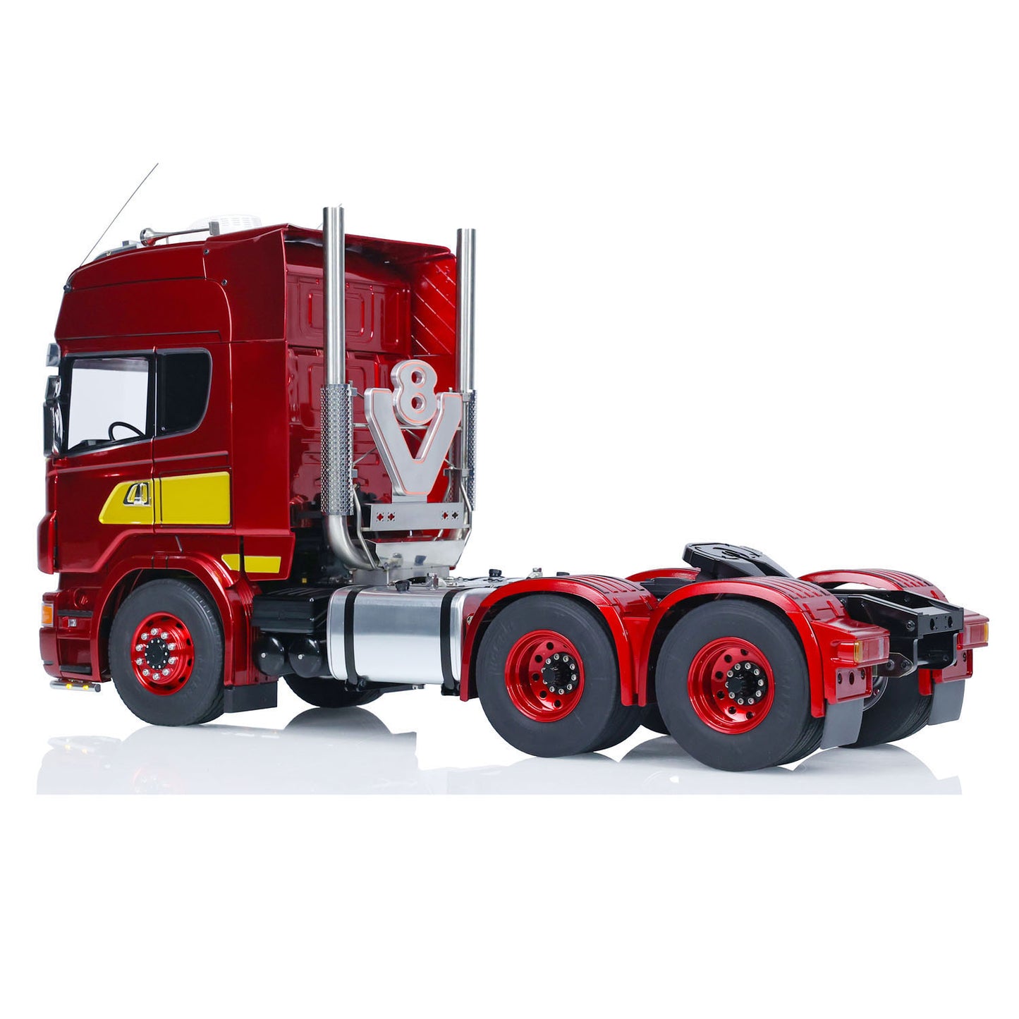 TOUCAN 1/14 6x6 RC Tractor Truck Remote Controlled Trailer Toy Car 2-speed Gearbox Metal Chassis Hobby Model Servo ESC