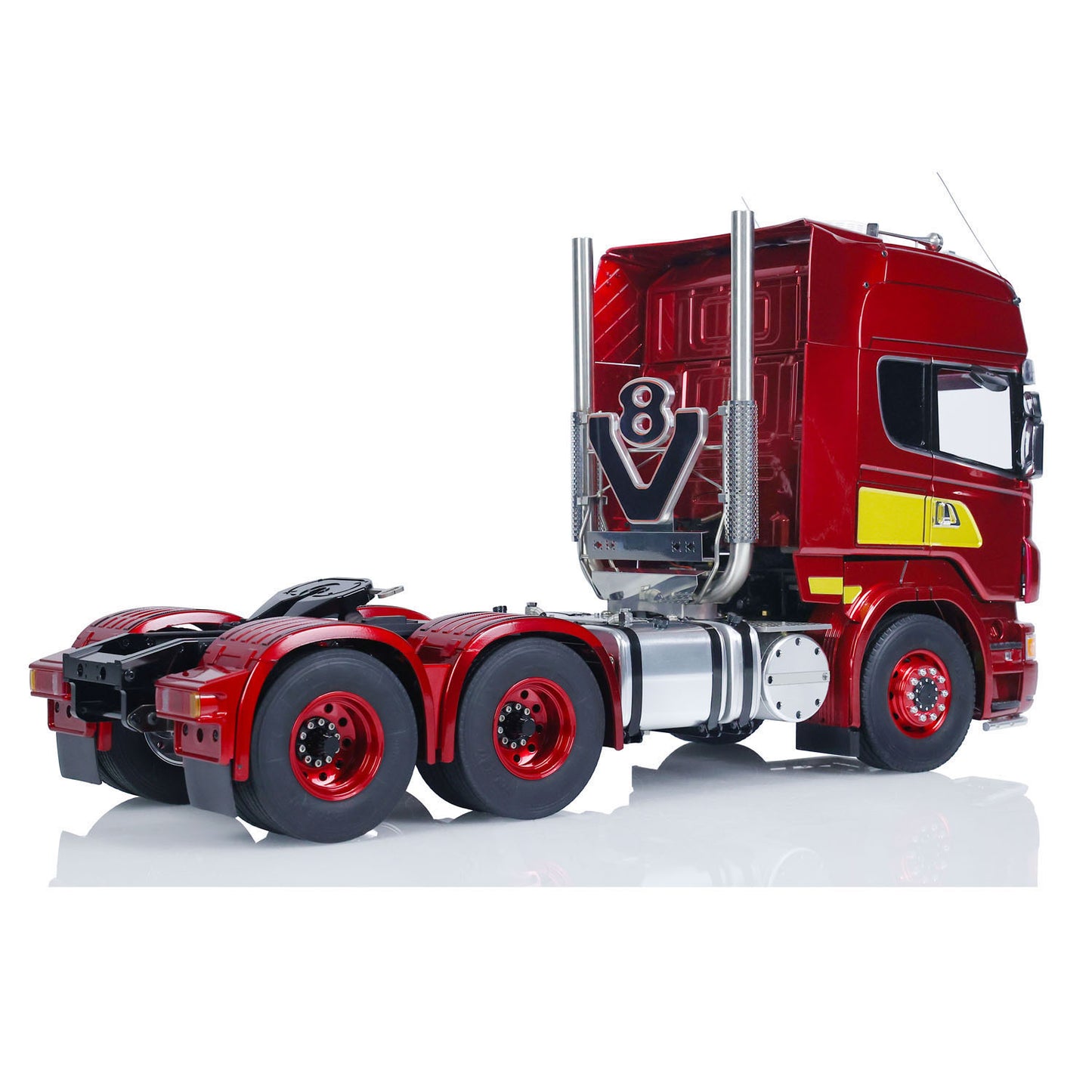 TOUCAN 1/14 6x6 RC Tractor Truck Remote Controlled Trailer Toy Car 2-speed Gearbox Metal Chassis Hobby Model Servo ESC