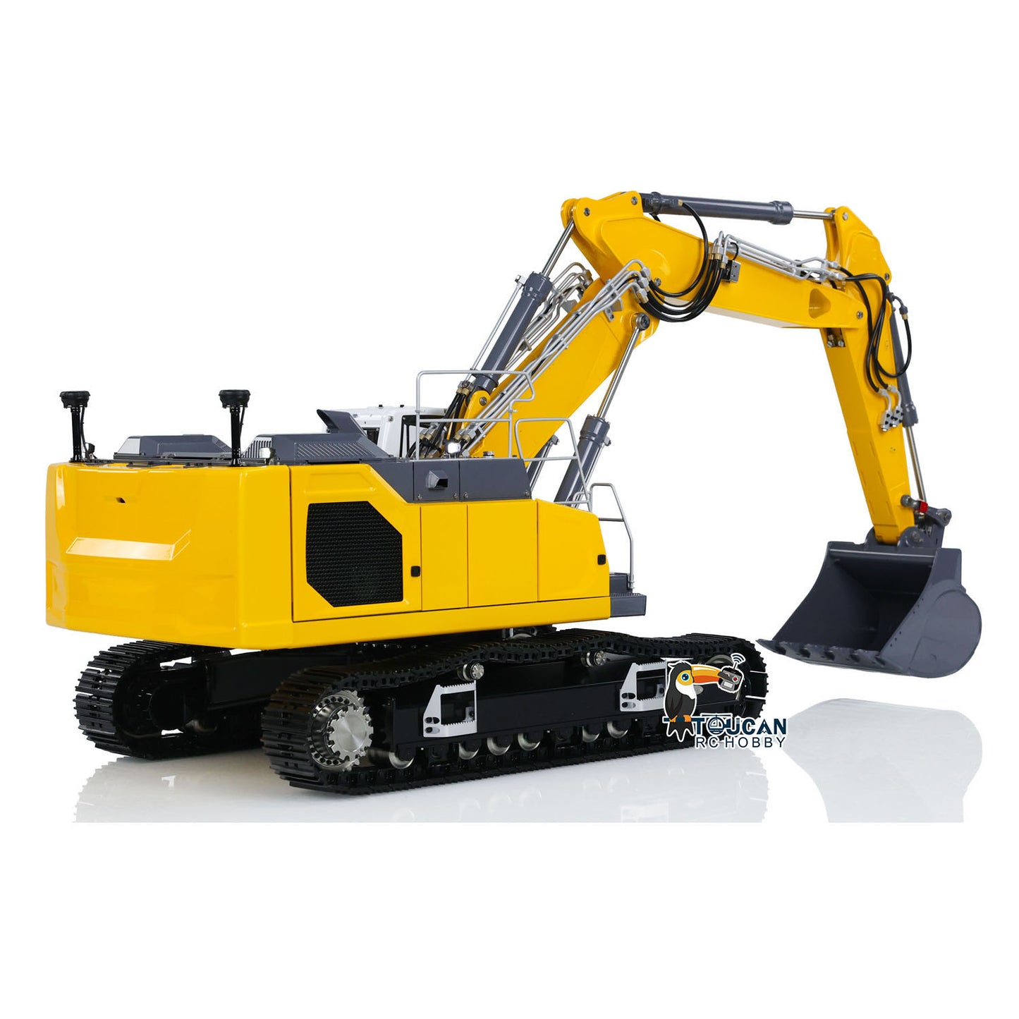 1/14 LESU LR945 3 Arms RC Hydraulic Excavator RTR Radio Control Digger DIY Model FlySky PL18EV Lite Light System Ready to Run