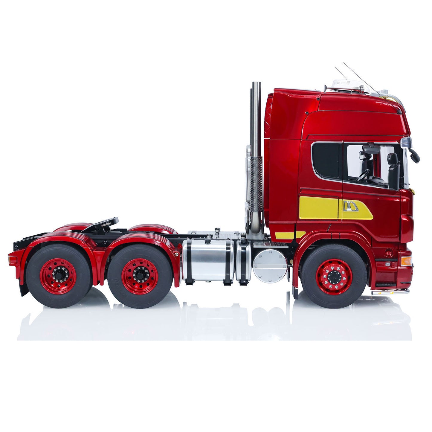 TOUCAN 1/14 6x6 RC Tractor Truck Remote Controlled Trailer Toy Car 2-speed Gearbox Metal Chassis Hobby Model Servo ESC