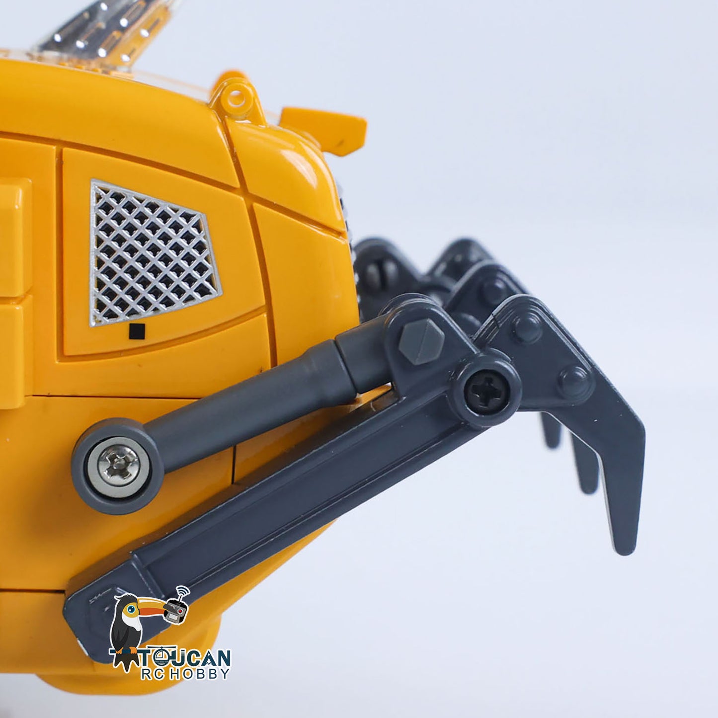 Fast Shipping LR636 1/50 RC Tracked Loader Electric Lifting Radio Control Model Vehicle Metal Openable Bucket Tracks Ripper Soil Loosening Hook