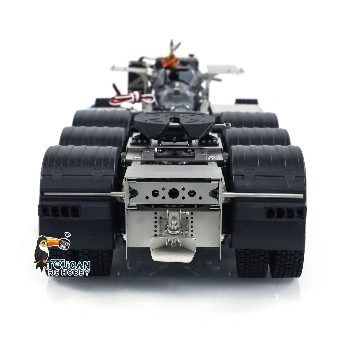 1/14 8x8 Metal Chassis for RC Tractor Remote Controlled Truck 3363 Car Simulation Model 3 Speeds Transmission ESC Assembled