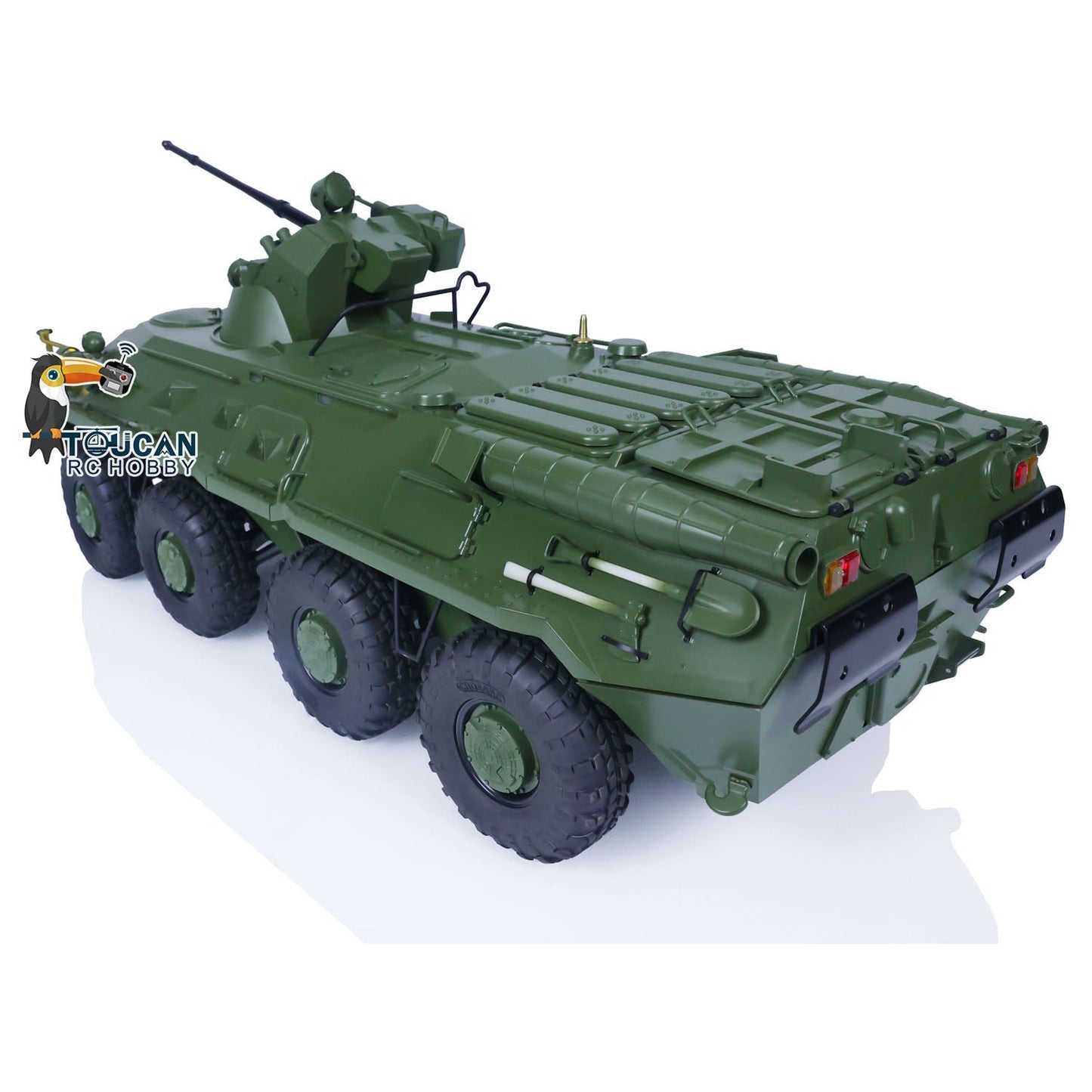 CROSSRC BT8 8X8 1/12 RC Armored Military Car Model Radio Control Transport Vehicle Hobby Vehicle RTR Painted FlySky I6S